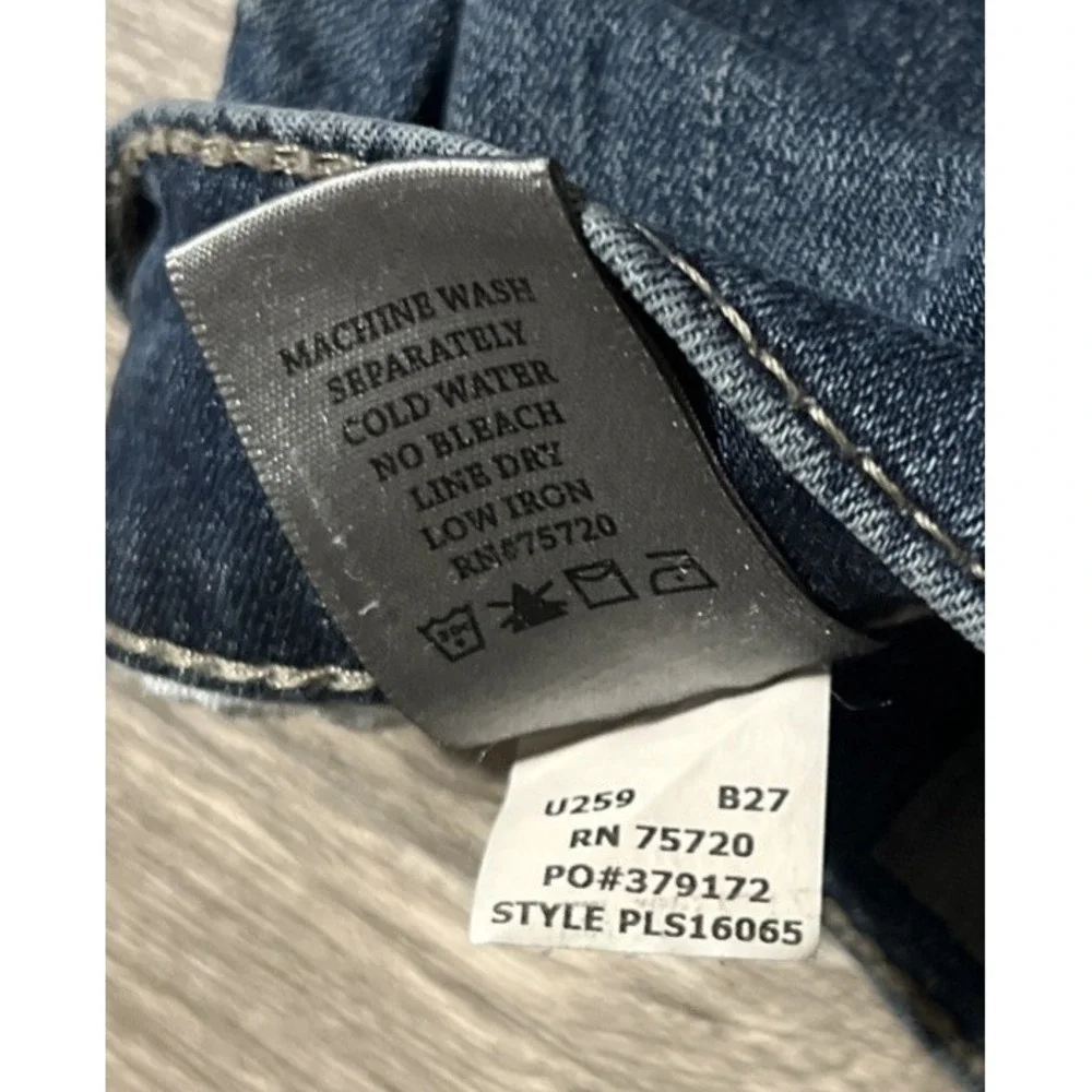 BKE Men's Jake Straight‎ Stretch Mid Rise Dark Wash Jeans Size 29 (29x31)